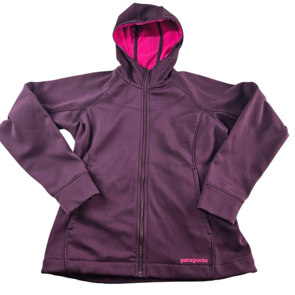 Patagonia Jacket Slopestyle Hoody Women's Small Purple Hooded Hoodie Plum 29843